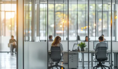 Les cloisons de bureau : un atout pour la productivité, le confort acoustique et l'esthétique des espaces de travail